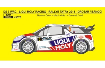 Decal – Citroen DS3 WRC - Rallye Tatry 2015 - Drotár / Bánoci